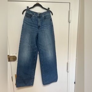 Madewell super wide leg jean